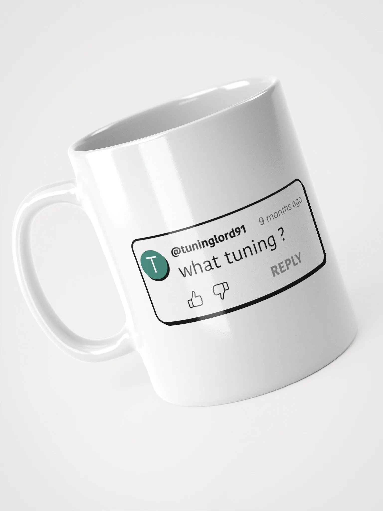 YouTube Comment What Tuning Mug