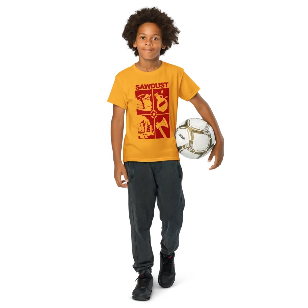 4 Square (red) T Shirt (youth) product image (48)
