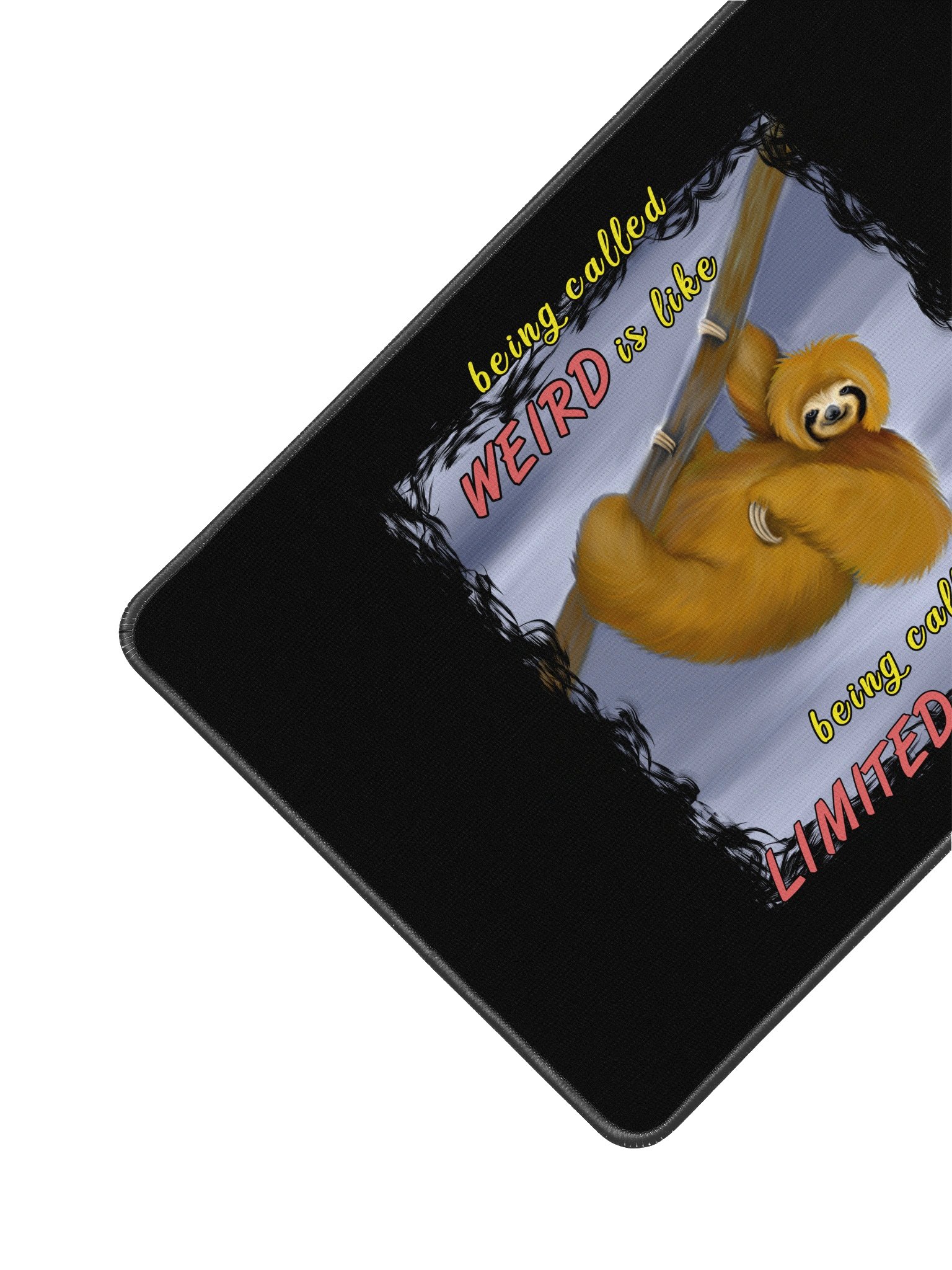 Sloth "LIMITED EDITION" Desk Mat 12" x 18" product image (2)