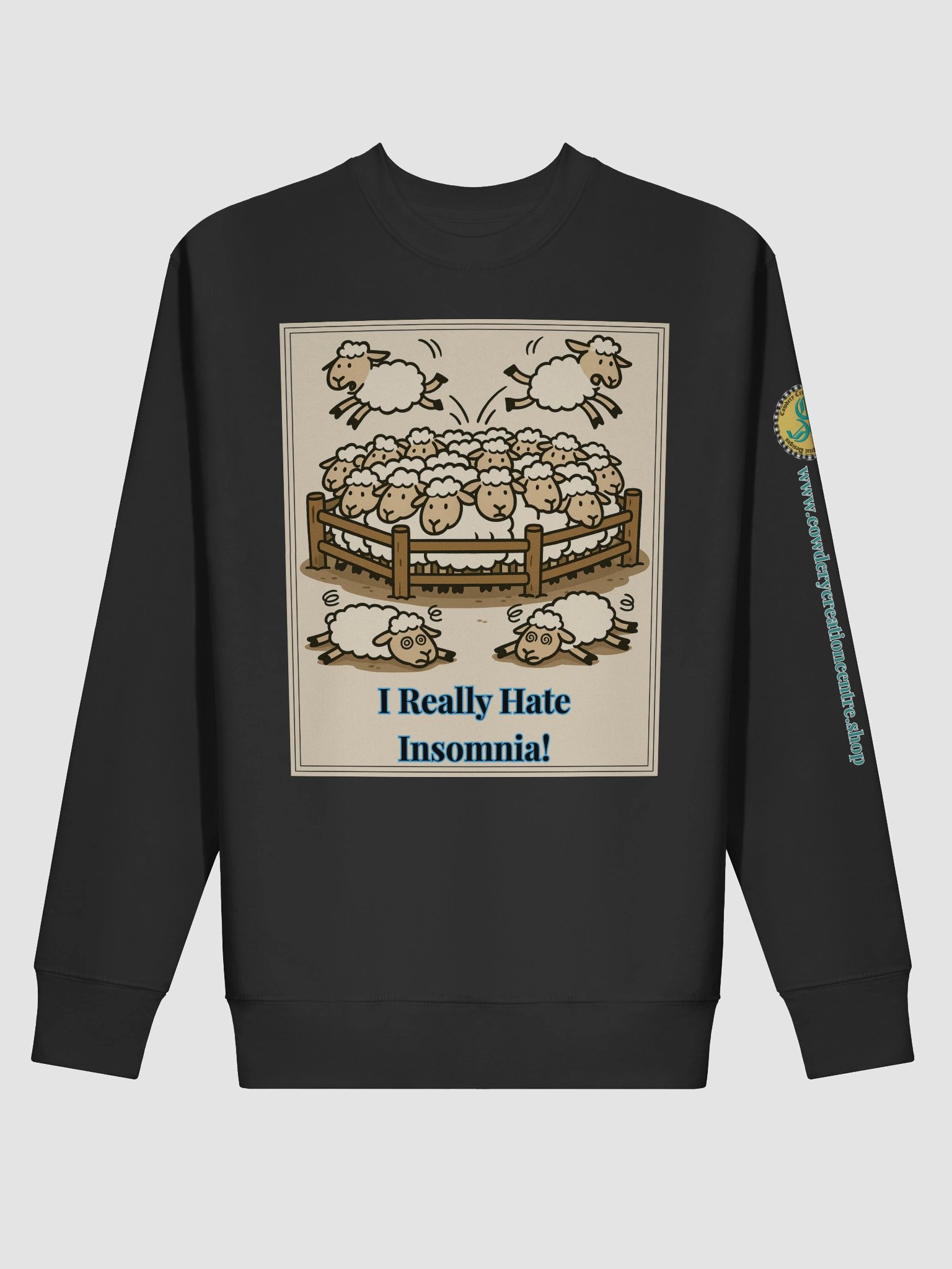 I Really Hate Insomnia (Both) Cotton Heritage Premium Sweatshirt product image (12)