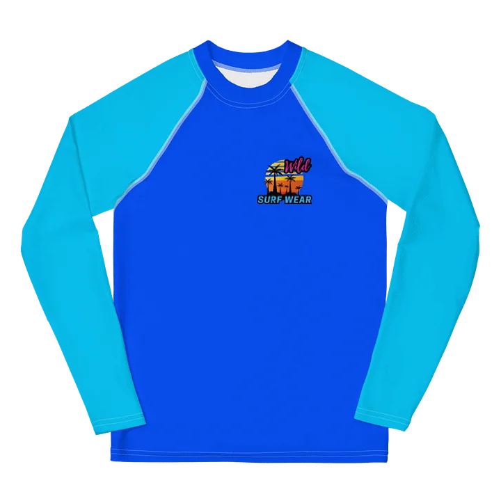 Wild Blue 2Tone Youth Rashguard product image (2)