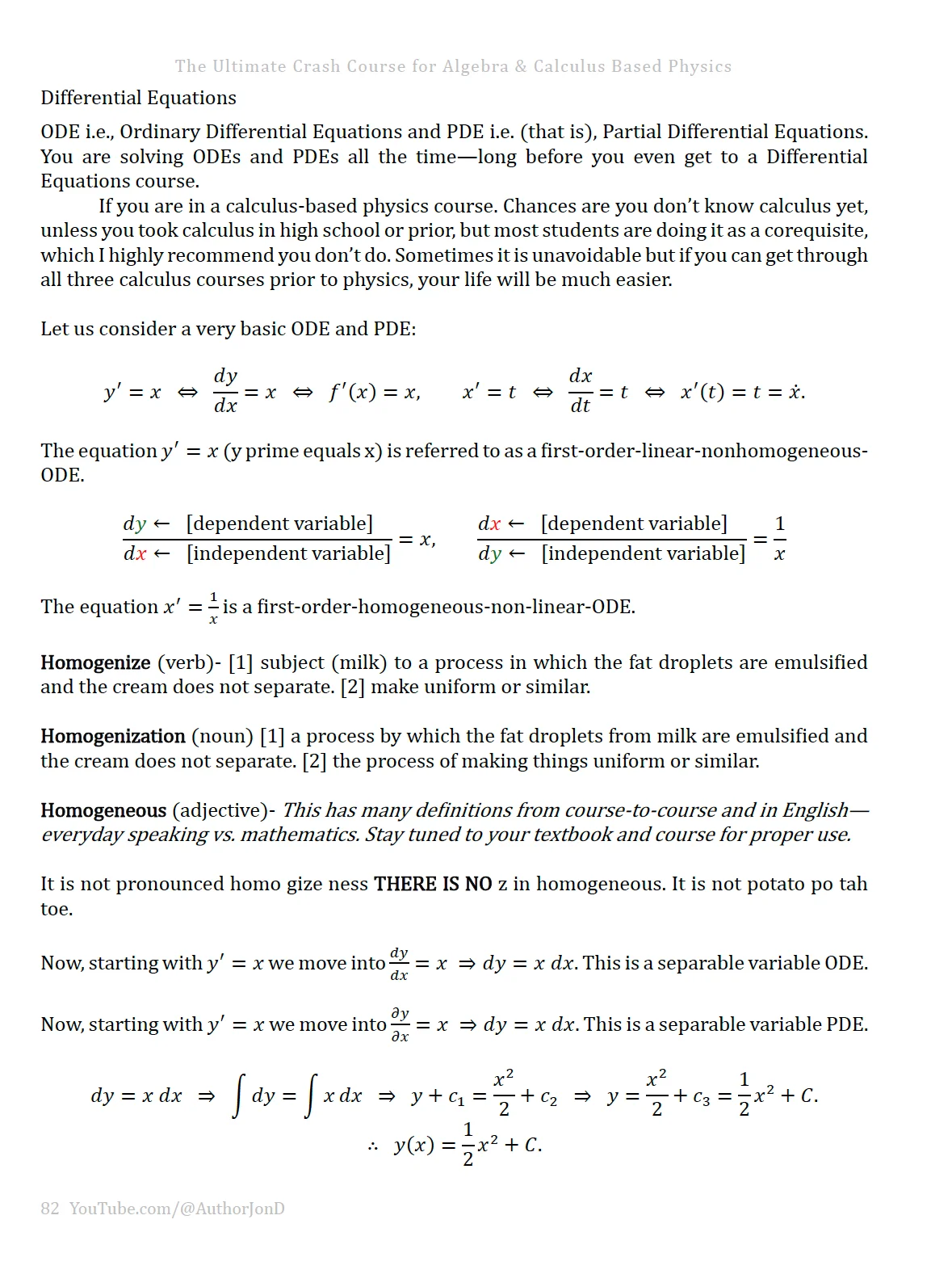 Before Starting Algebra or Calculus Based Physics product image (6)