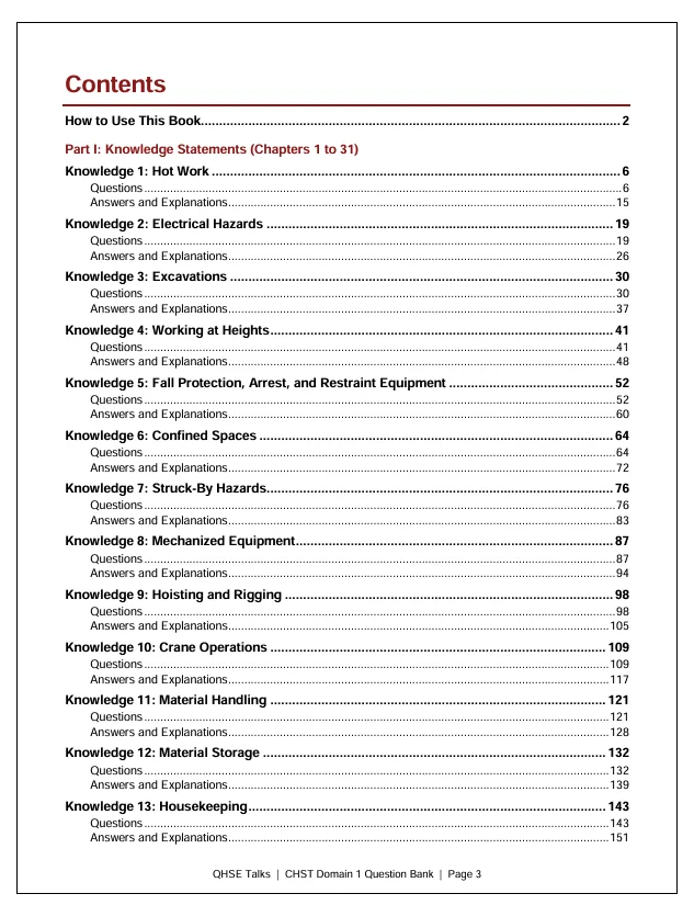 CHST Domain 1 Practice Questions | 900 Questions with Detailed Explanations product image (2)