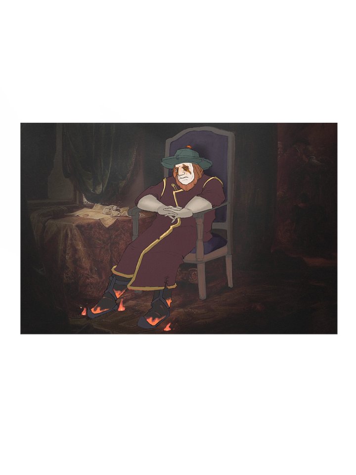 Sad Chinese Christmas Clown Poster product image (1)