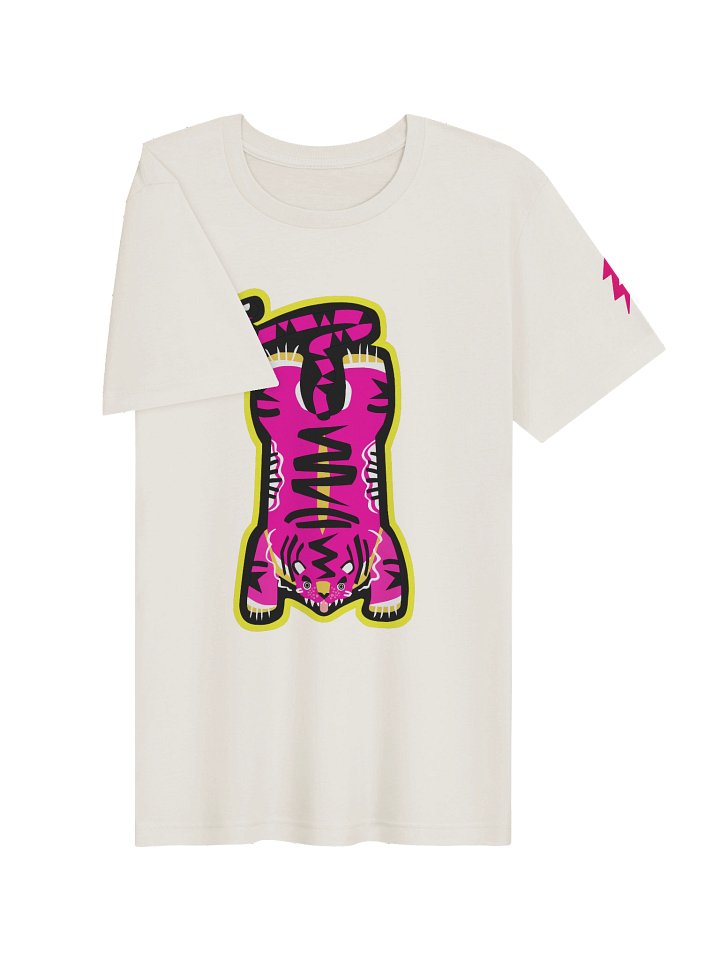 Pink and Yellow Tiger - T-Shirt product image (2)