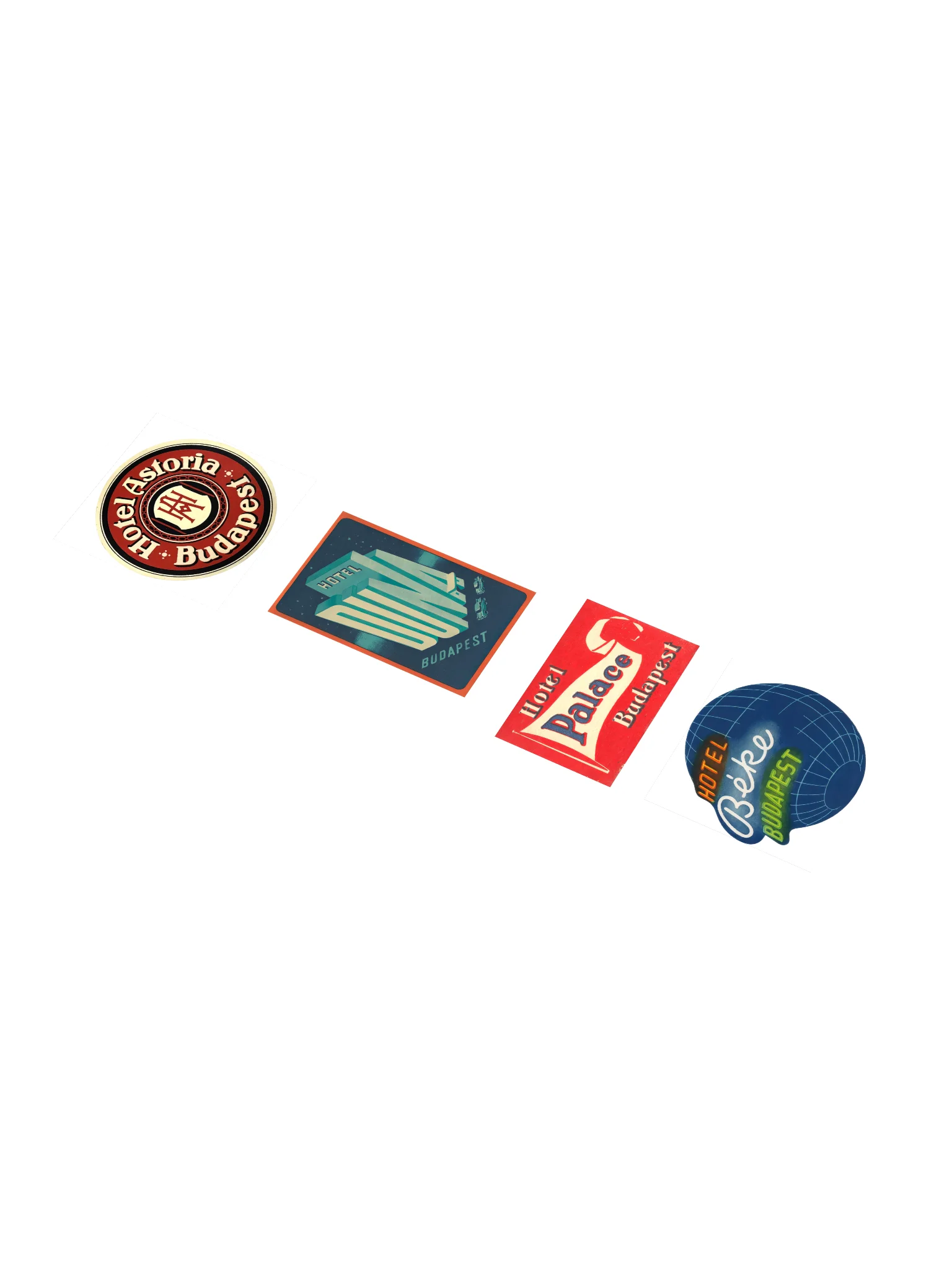 Budapest Hotel Stickers-Set 2 product image (1)