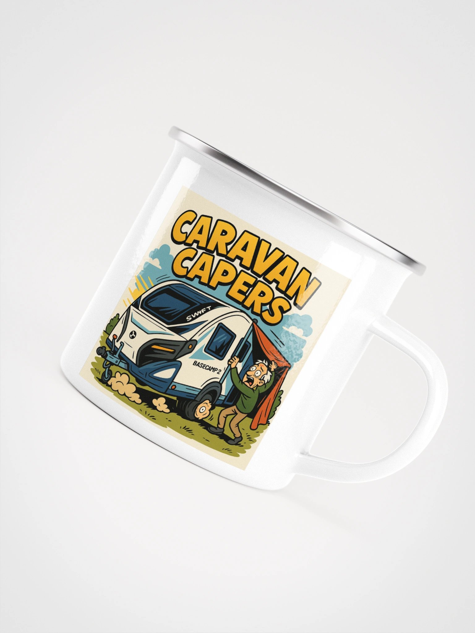 Caravan Capers Enamel Mug product image (5)