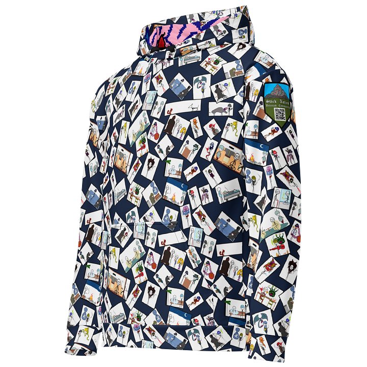 Stick Vet Comic Pannels Hoodie DkBlu product image (2)