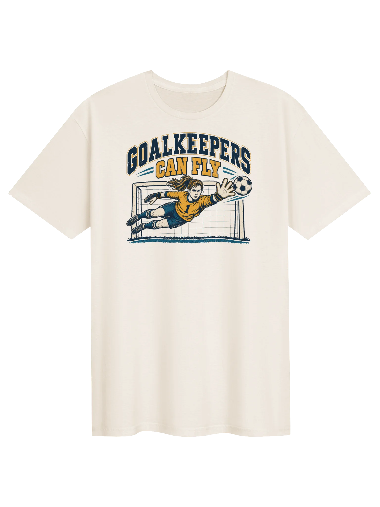 Goalkeepers Can Fly Soccer Tee product image (2)