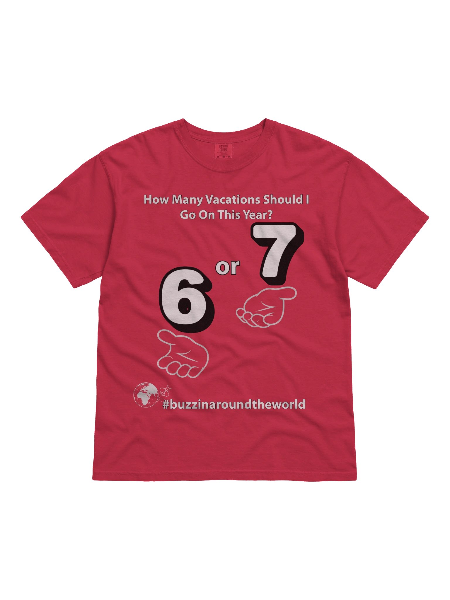 How Many Countries? T-Shirt product image (1)