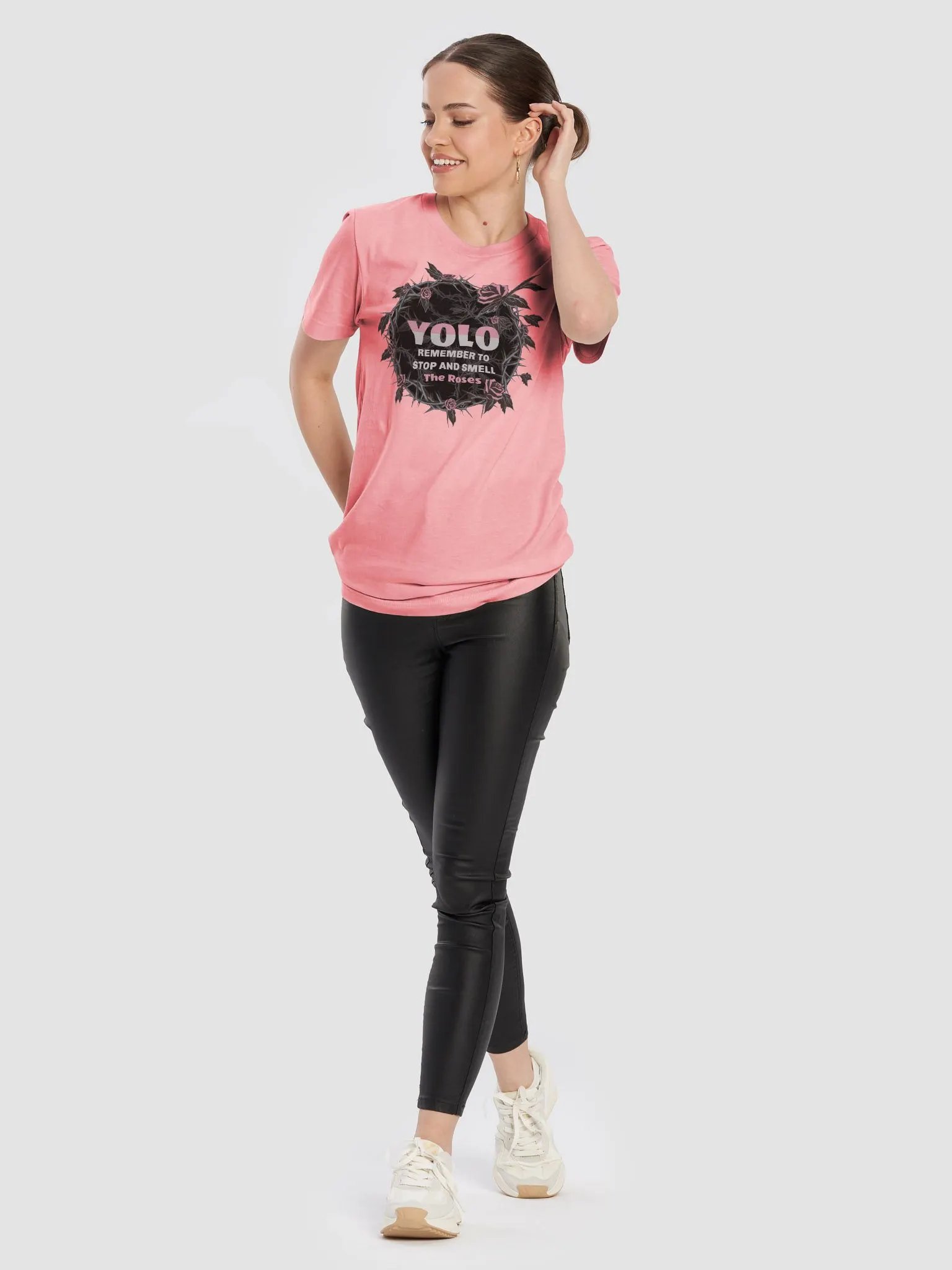 YOLO Rose Premium T-shirt product image (10)