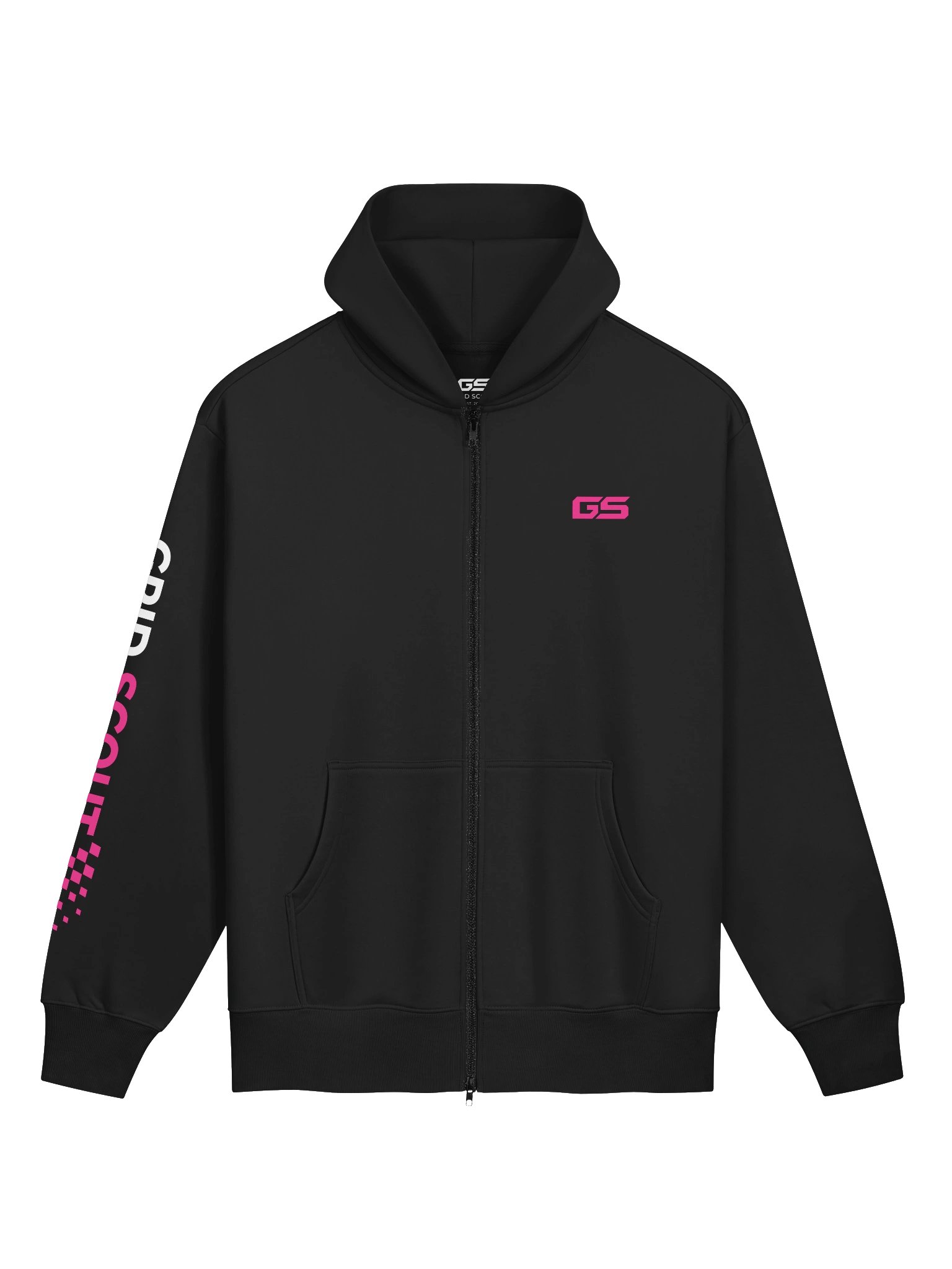 Grid Scout Essentials Zip Hoodie Pink product image (2)