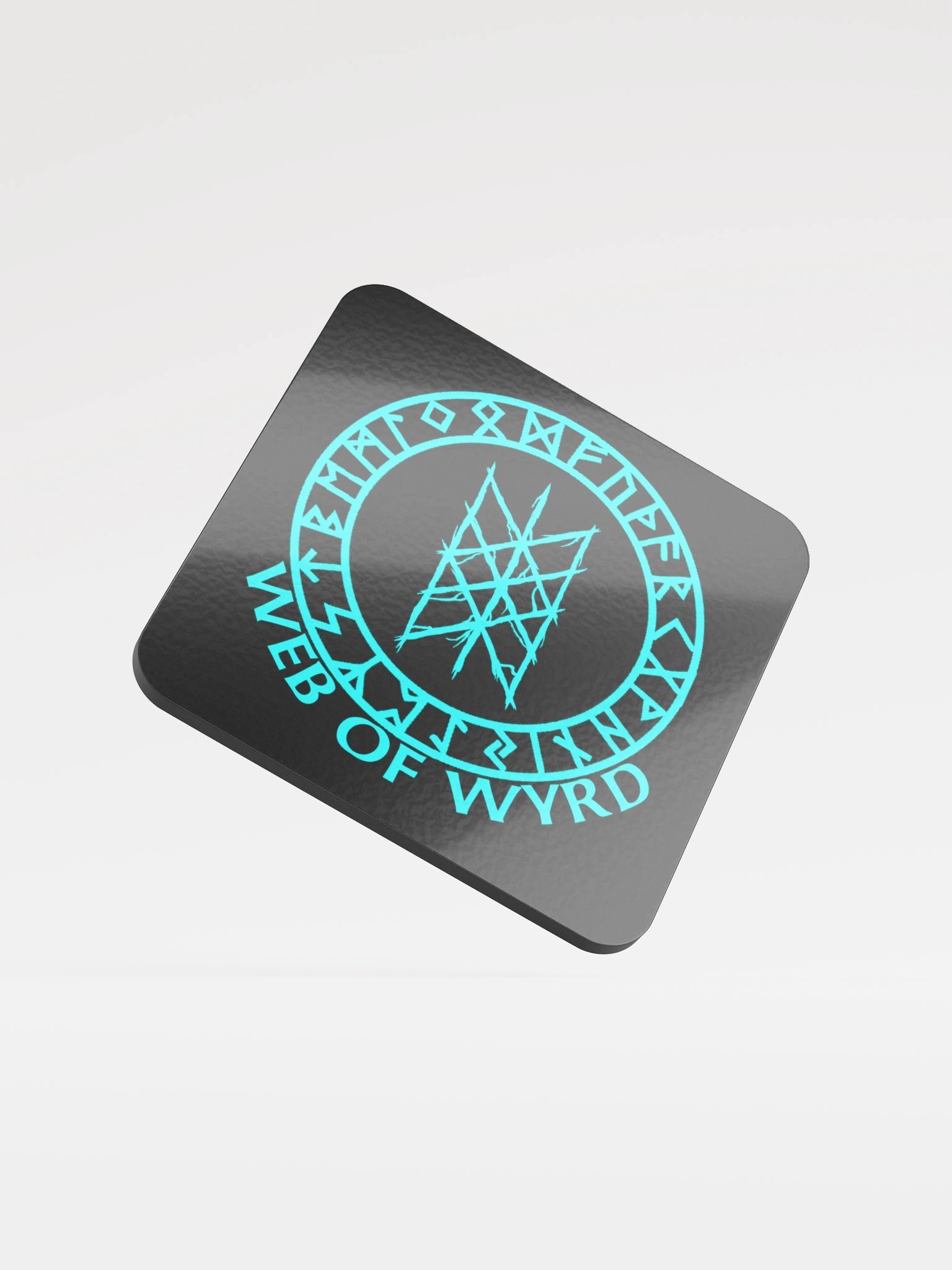 Web of Wyrd Cork Back Coaster product image (1)