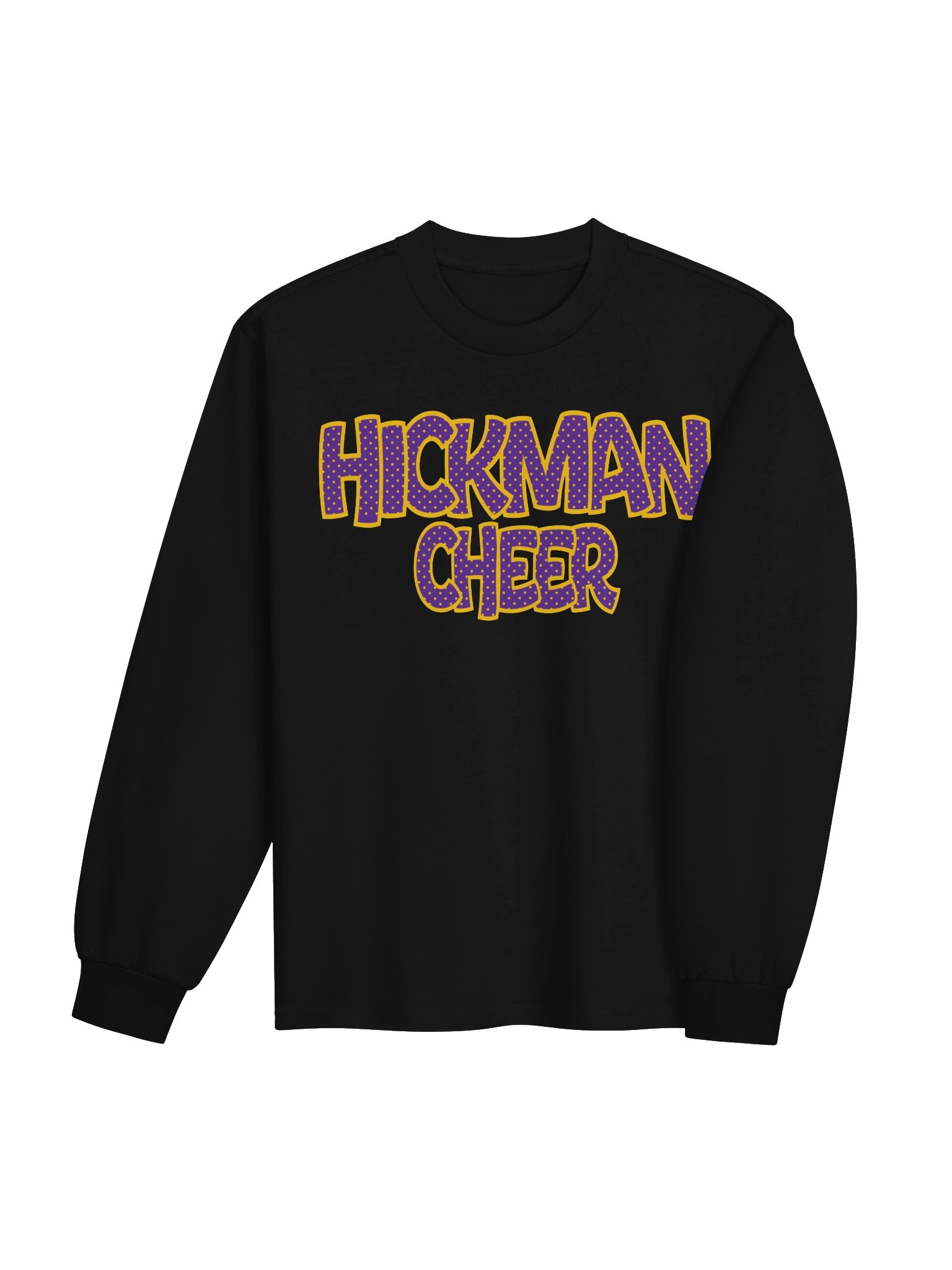 Hickman Cheer Polka Dot Long Sleeve Tee product image (7)