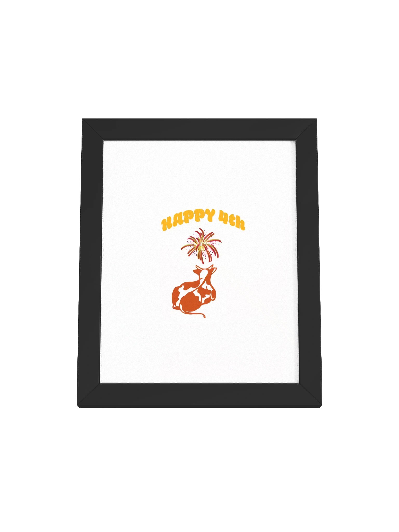 Happy 4th - Framed Poster product image (1)