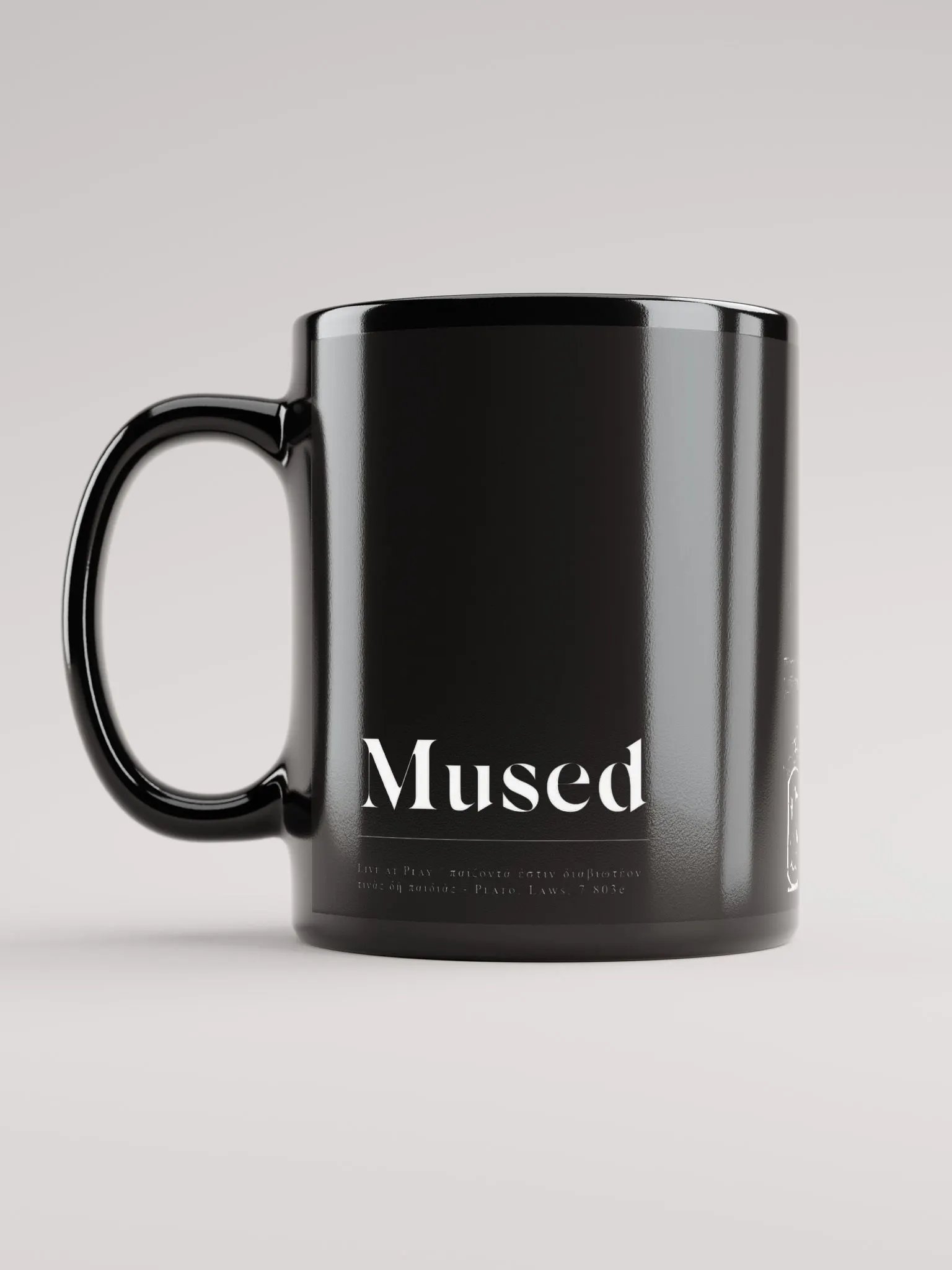 Great Pyramid of Giza, Scientific Illustration - Mug, Black product image (6)