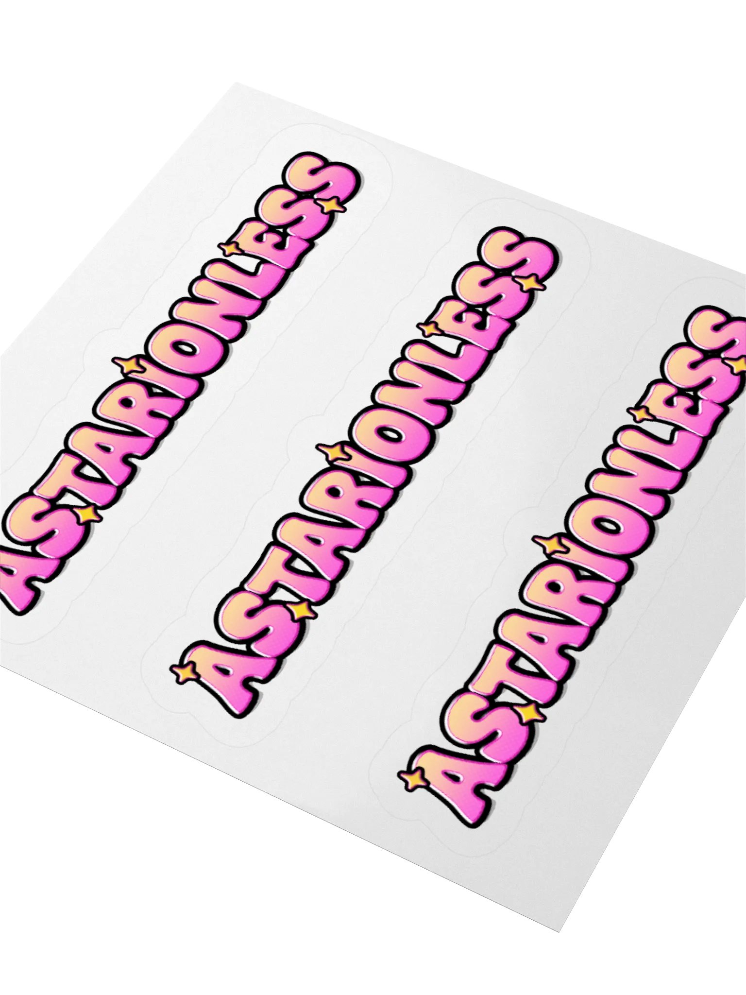 Human1 x Astarionless || Kiss Cut Stickers product image (3)
