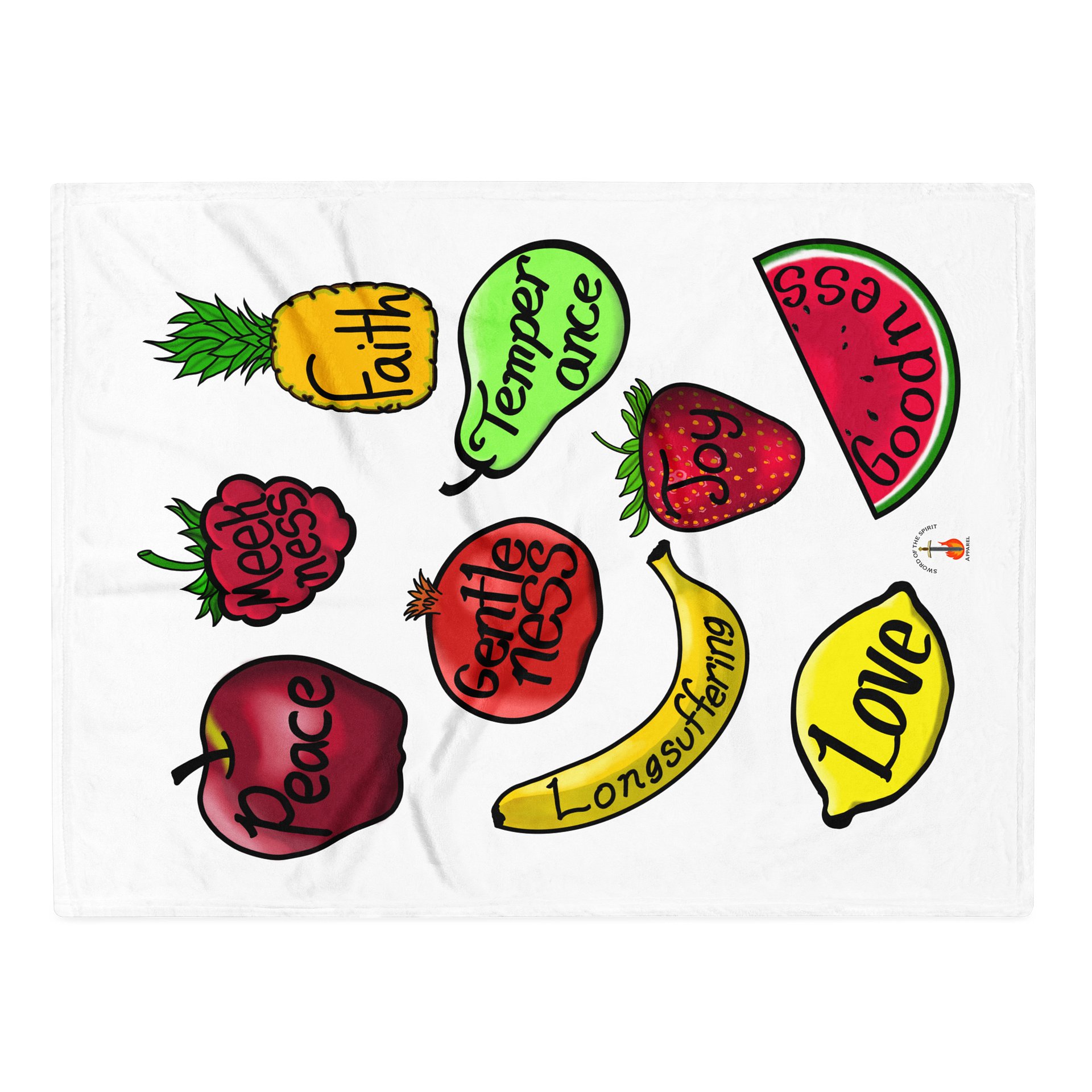 Fruit of the Spirit Throw Blanket product image (1)
