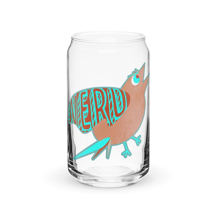 Bird the Nerd Glass Mug product image (1)