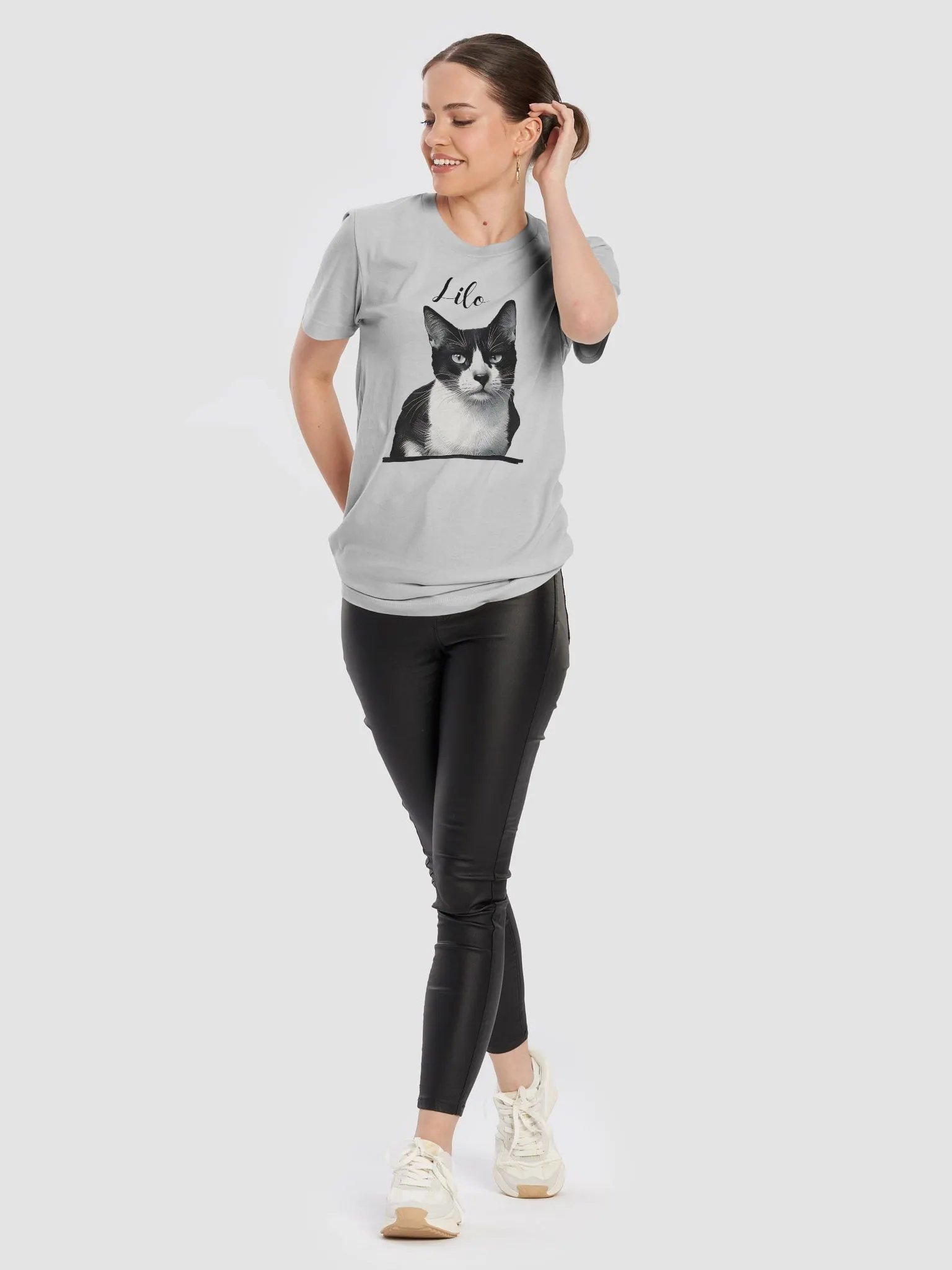 YOUR CAT! / T-SHIRT WITH PERSONALIZED NAME product image (7)