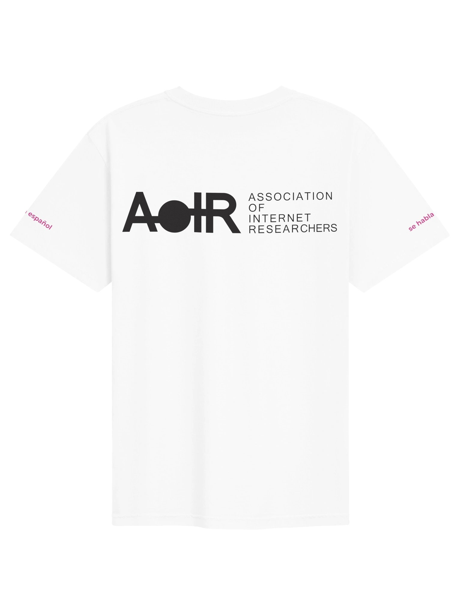 AoIR2026 Regenerations Unisex Conference Tee 'se habla español' - Pink product image (2)