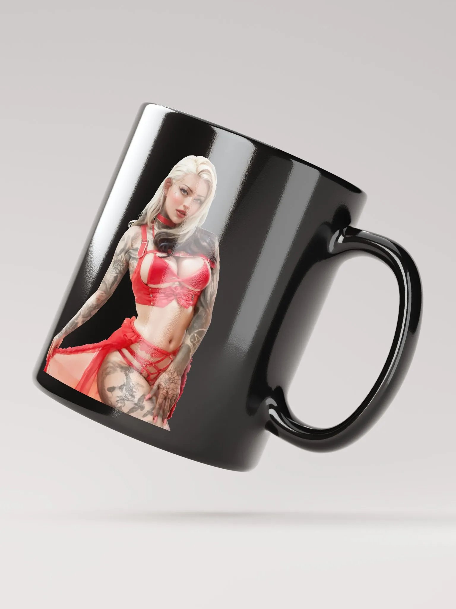 Red Goddes Mug Black product image (2)