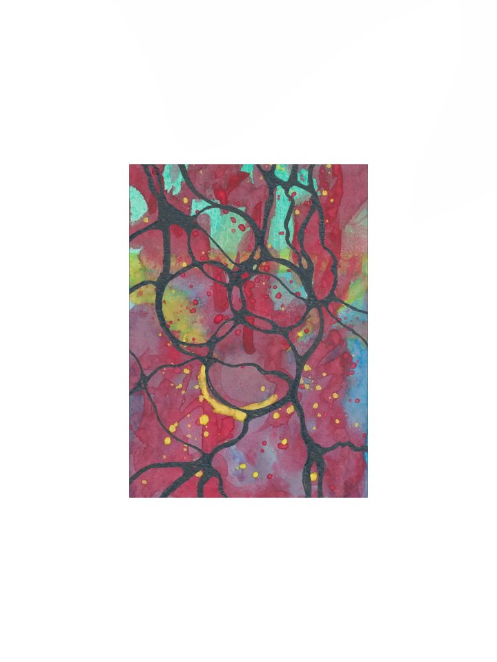 Abstract Ink & Watercolor Print product image (1)