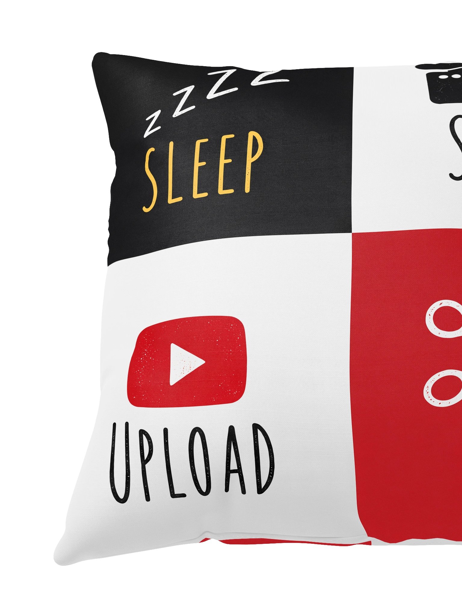 Sleep, Shoot, Upload, Edit Pillow product image (5)