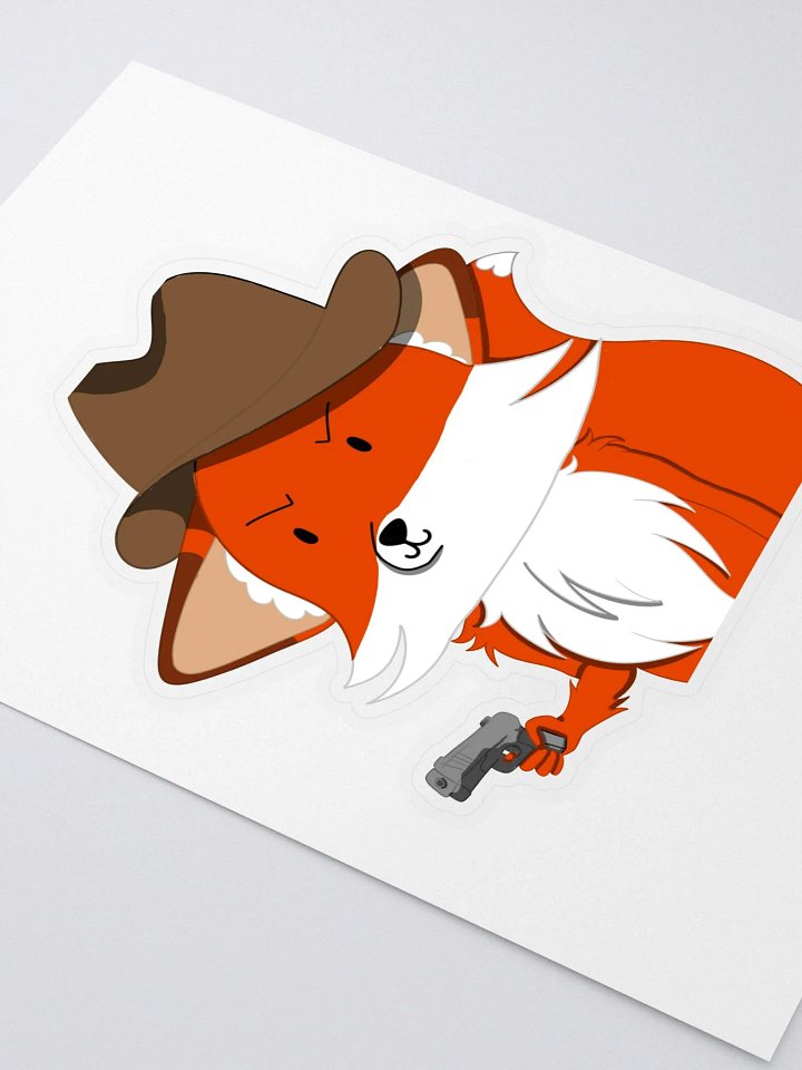Fox Cowboy Sticker product image (2)