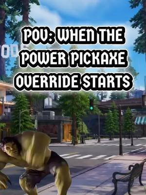 POV: When the Power Pickaxe Override starts in Fortnite! 💥🔨 Instant chaos the moment everyone gets that extra pickaxe damage! 🤣 Do you rush for pickaxe elims when this override rolls? Drop a comment below and let me know! 👇💬 #Fortnite #FortniteMemes #GamingMemes #MarvelMemes #CrossBonez