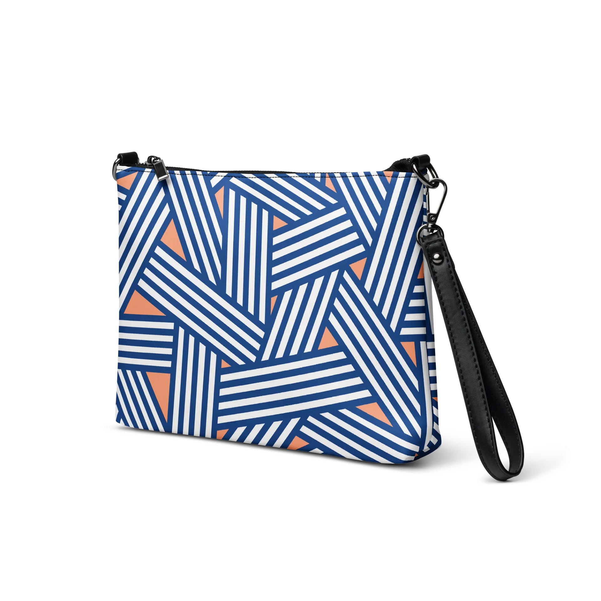 Interlocking Blue Stripes Crossbody Bag product image (3)
