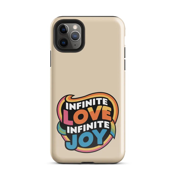 Infinite Love Infinite Joy Tough Case for Iphone (Champagne) product image (2)