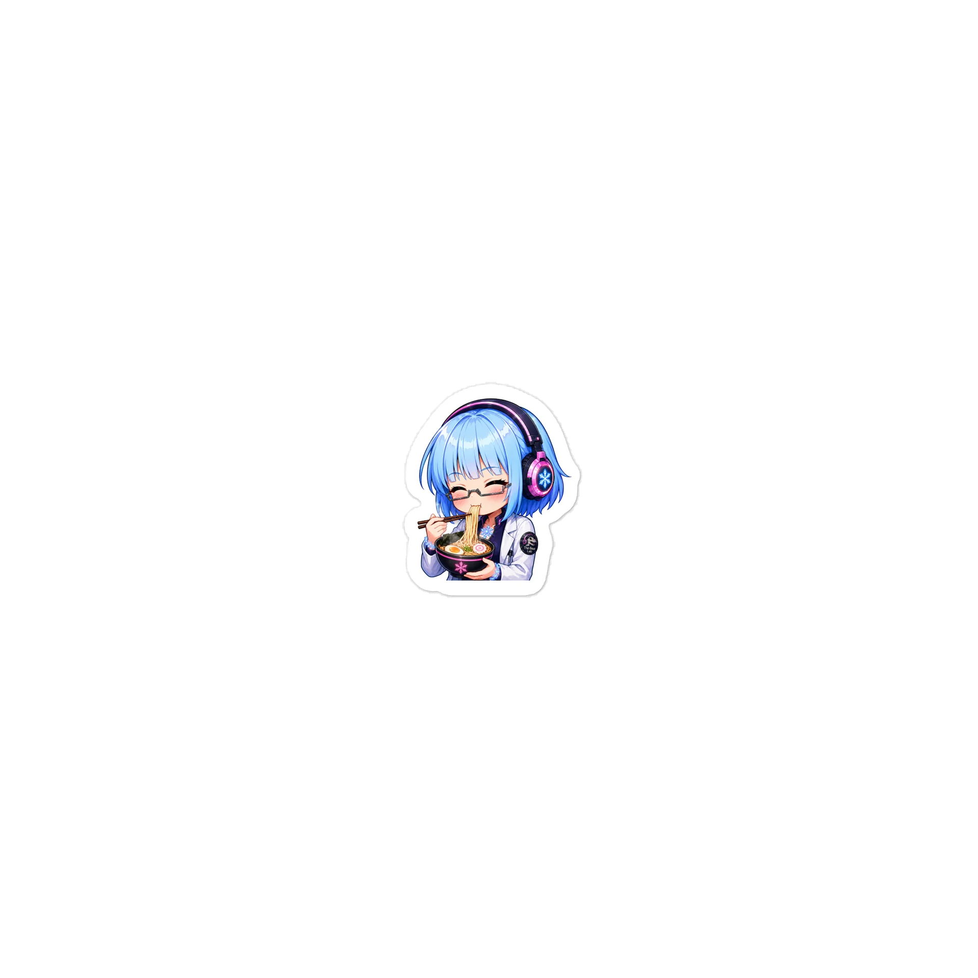 Lady Frost Ramen Emote - Die Cut Sticker product image (2)