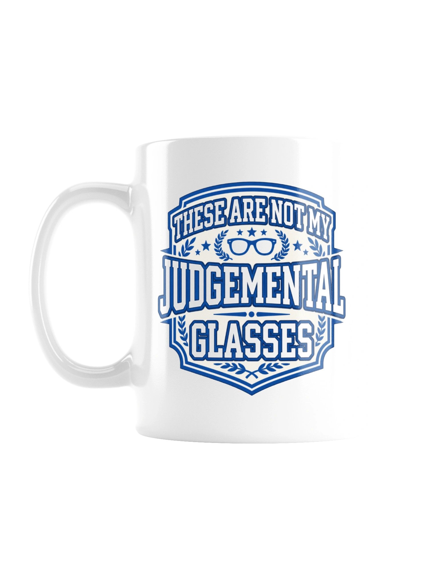 Not My Judgemental Glasses - Varsity Mug product image (1)