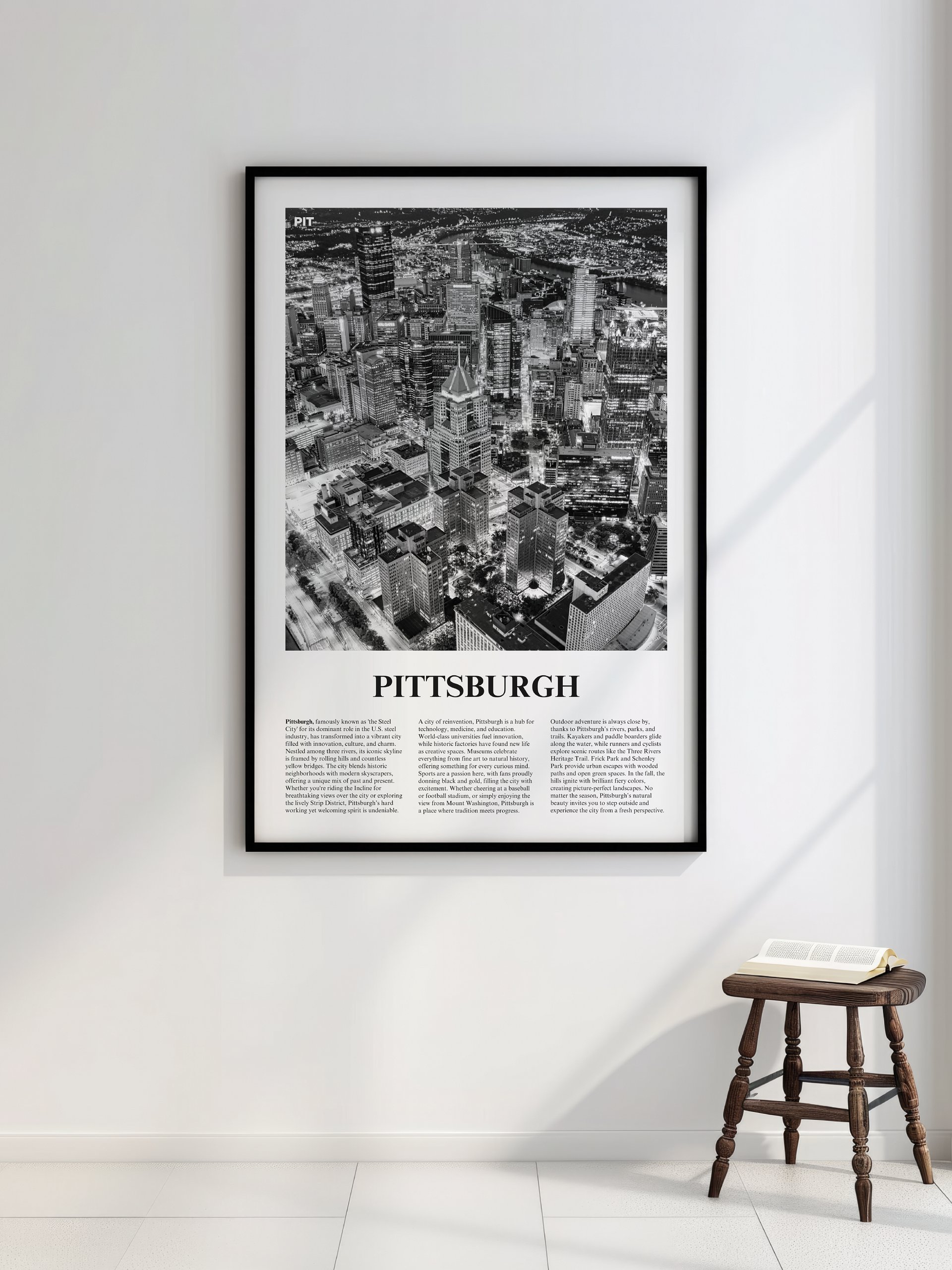 Pittsburgh 02 Newspaper Poster product image (2)