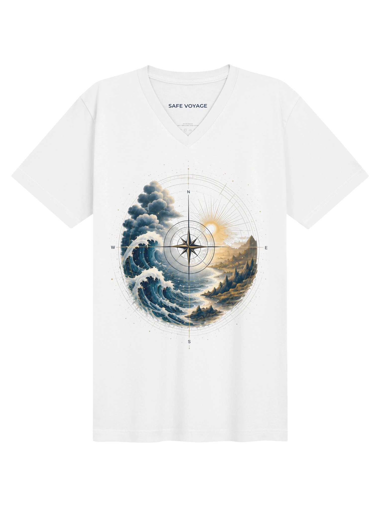 V-neck T-shirt product image (2)