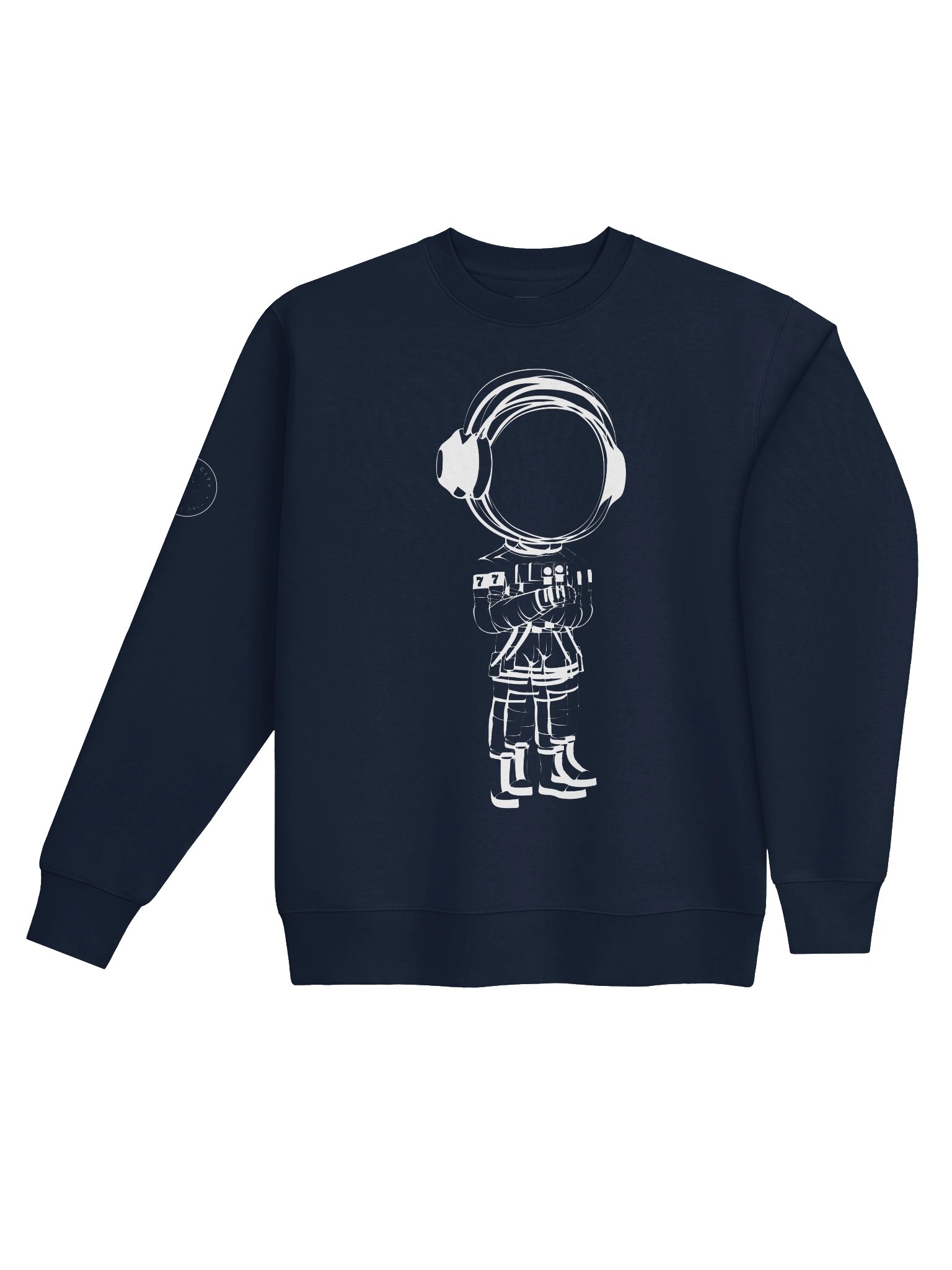 Mars City Double Vision Astronaut Logo Heavy Sweatshirt product image (4)