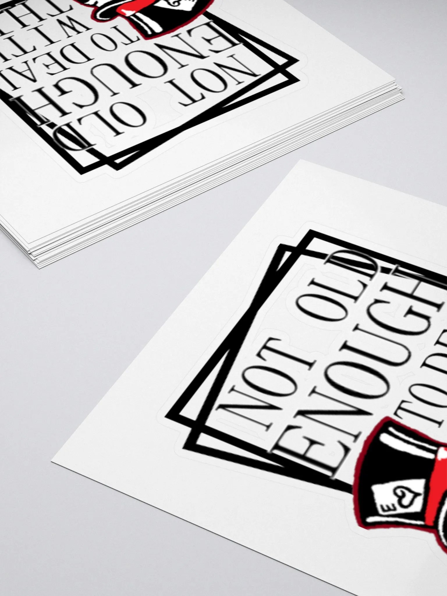 Not old enough Sticker product image (12)