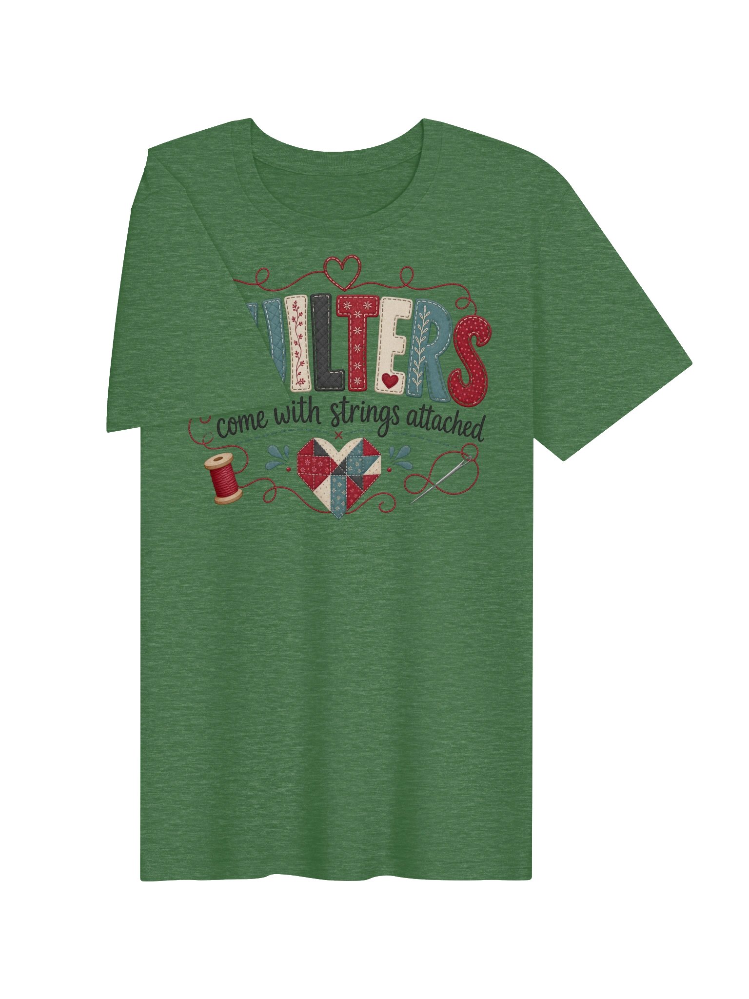 Quilters Come With Strings Attached Tee product image (4)
