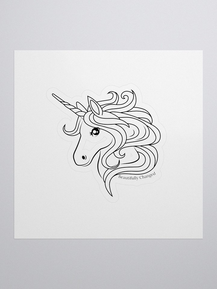 Trans Unicorn – Magical Affirmation Sticker product image (1)