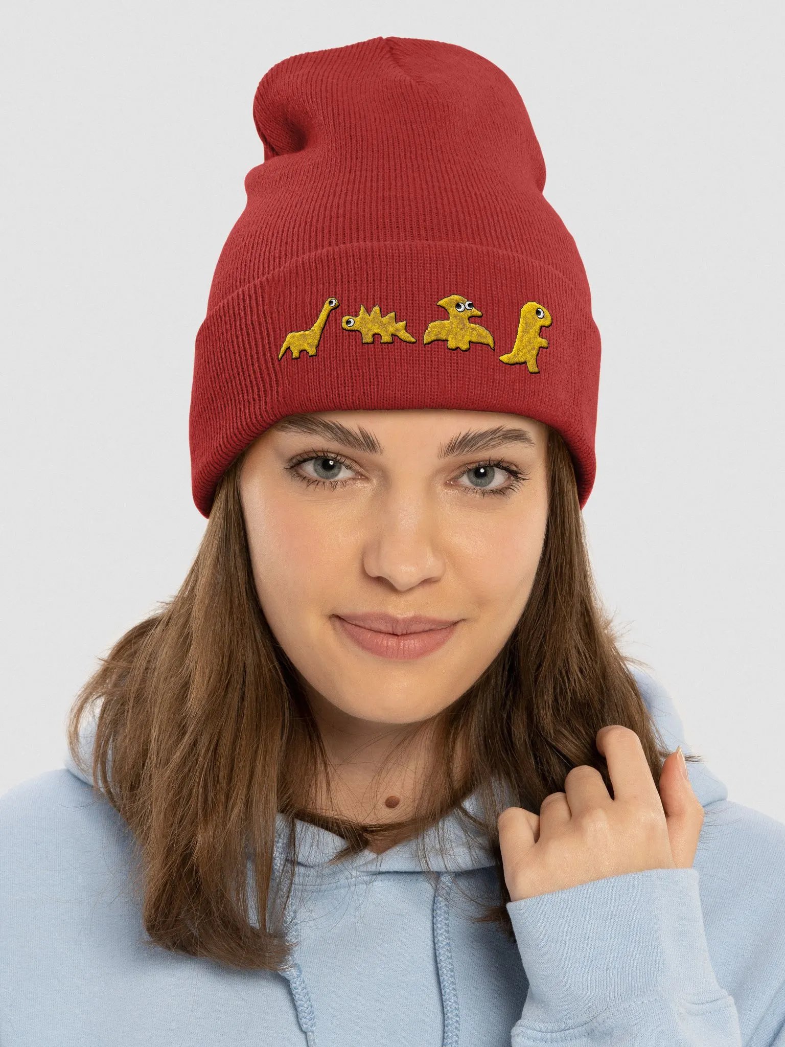 Dino Nuggies Cuffed Beanie product image (2)