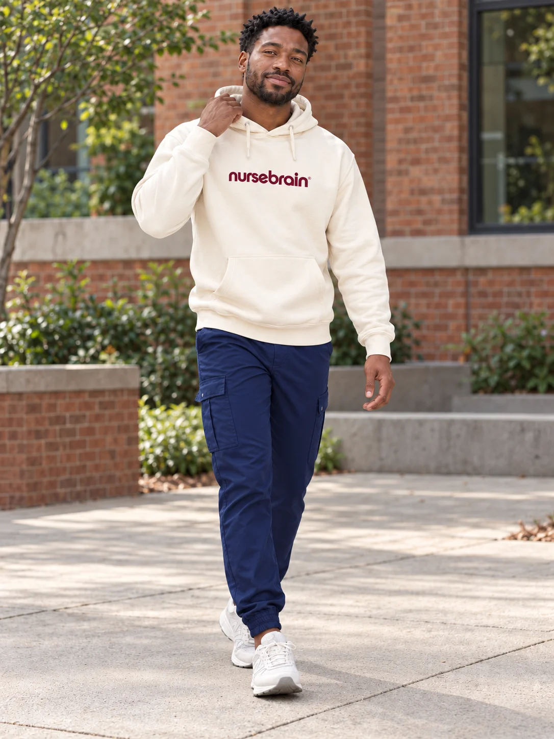 NurseBrain® Circular Hoodie product image (1)