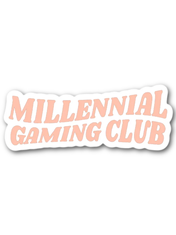 ✿ [retro collection] ✿ millennial gaming club sticker product image (1)