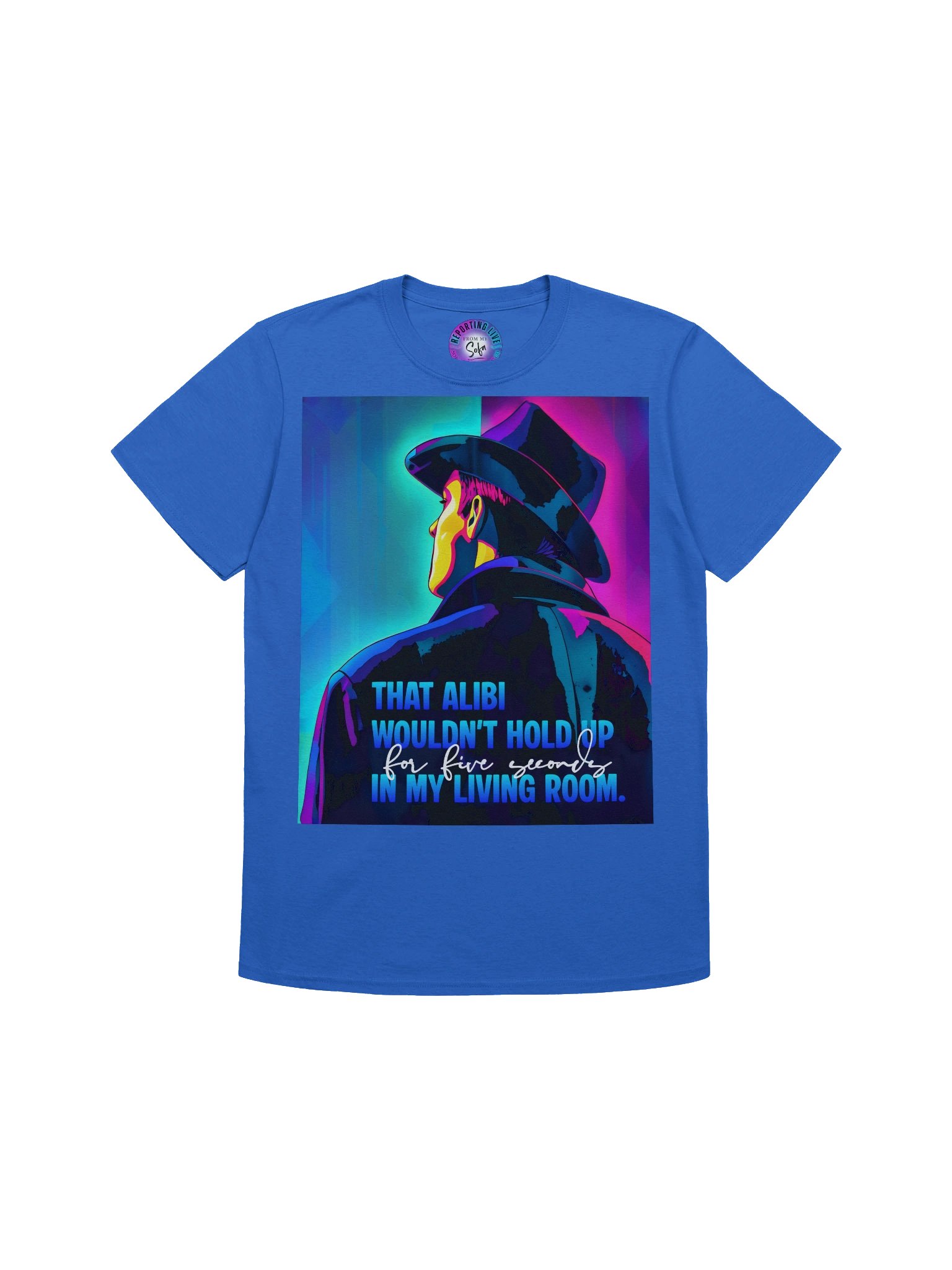 Funny True Crime Dad Sofa Alibi Shirt product image (7)