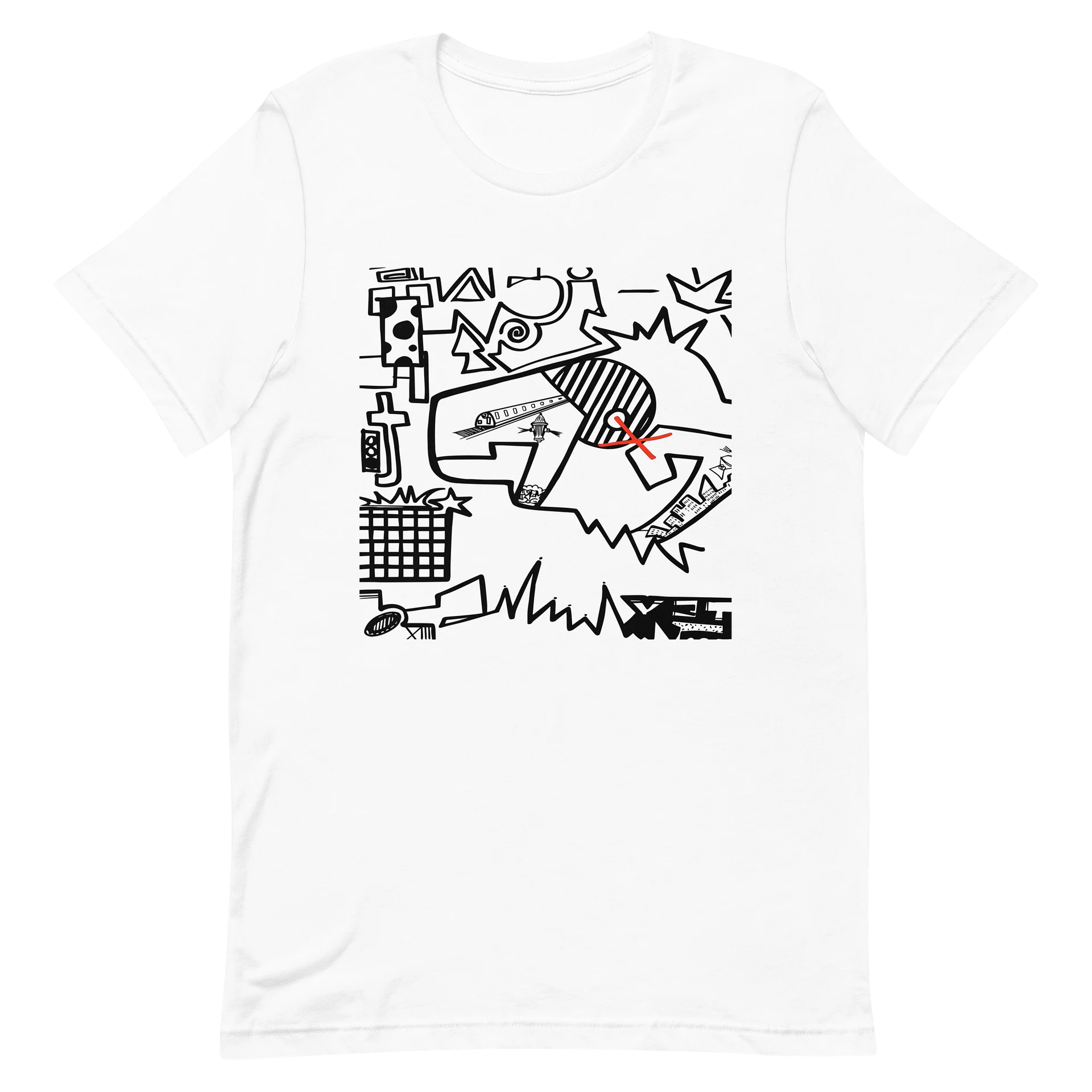 The King Short-Sleeve Unisex T-Shirt White product image (1)