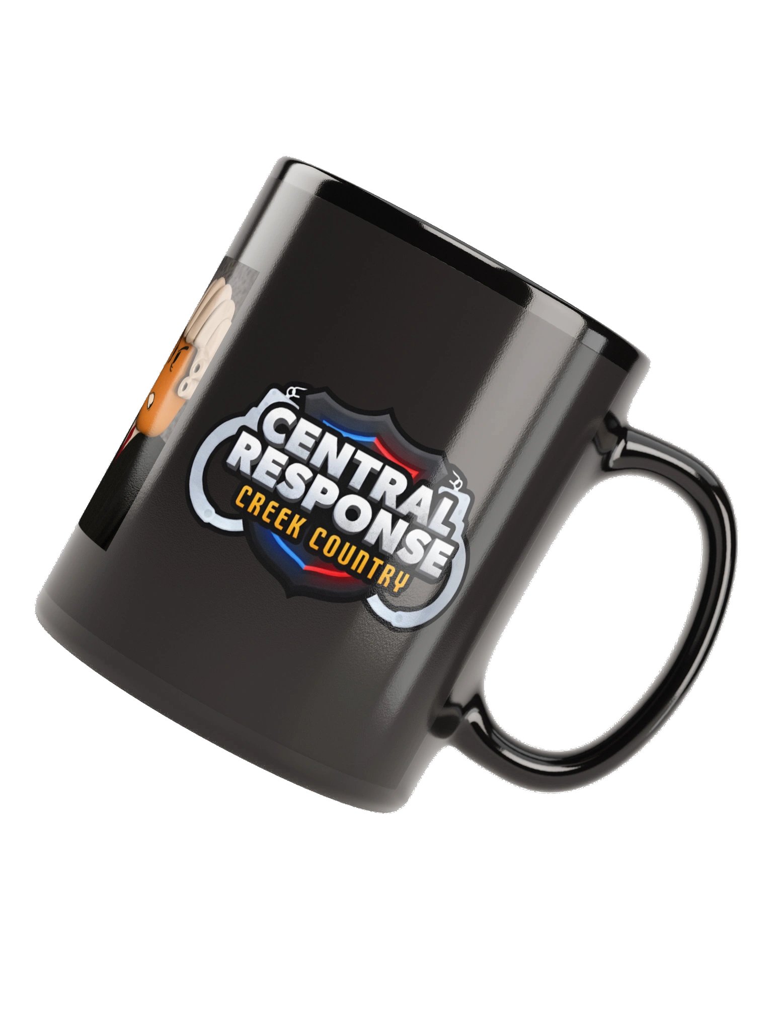 Central Roleplay Community Black Glossy Mug product image (11)