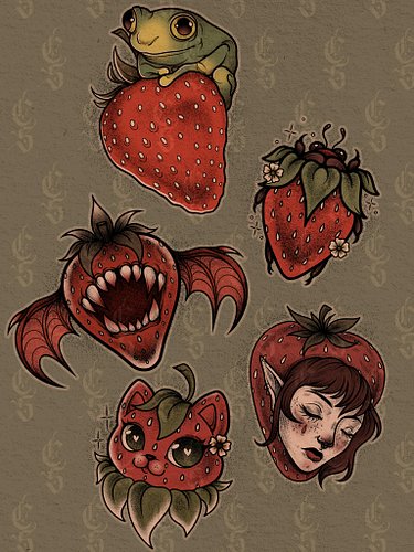 June is almost here! Who’s ready for Strawberry fest? 🍓❤️
These are some designs I will have available as stickers among some...