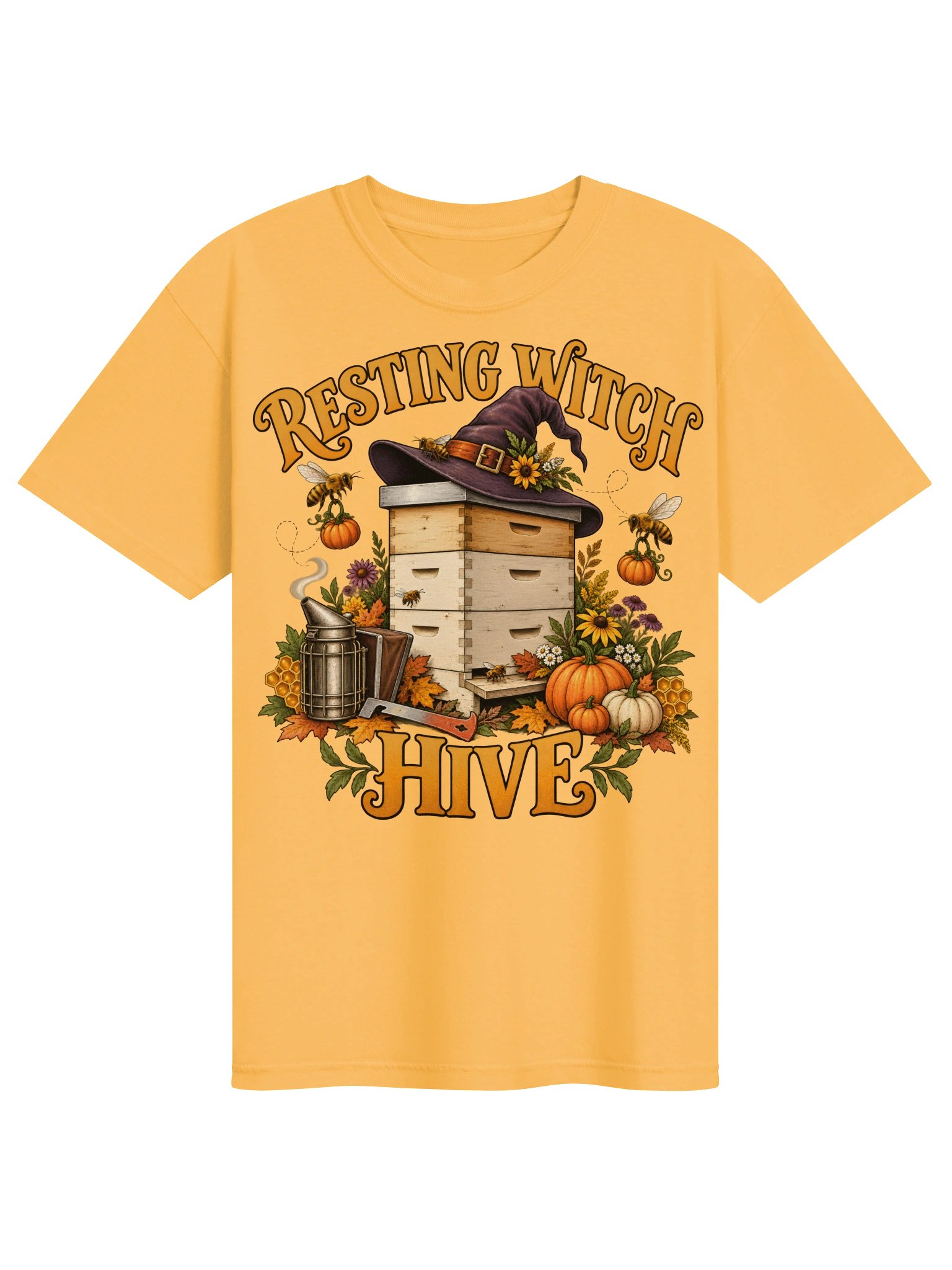 Resting Witch Hive | Halloween Beekeeper Shirt product image (1)