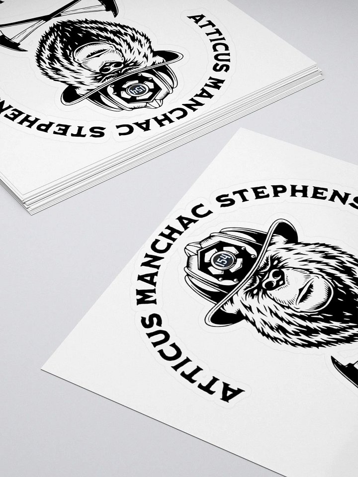 Fire Bear Stickers product image (1)
