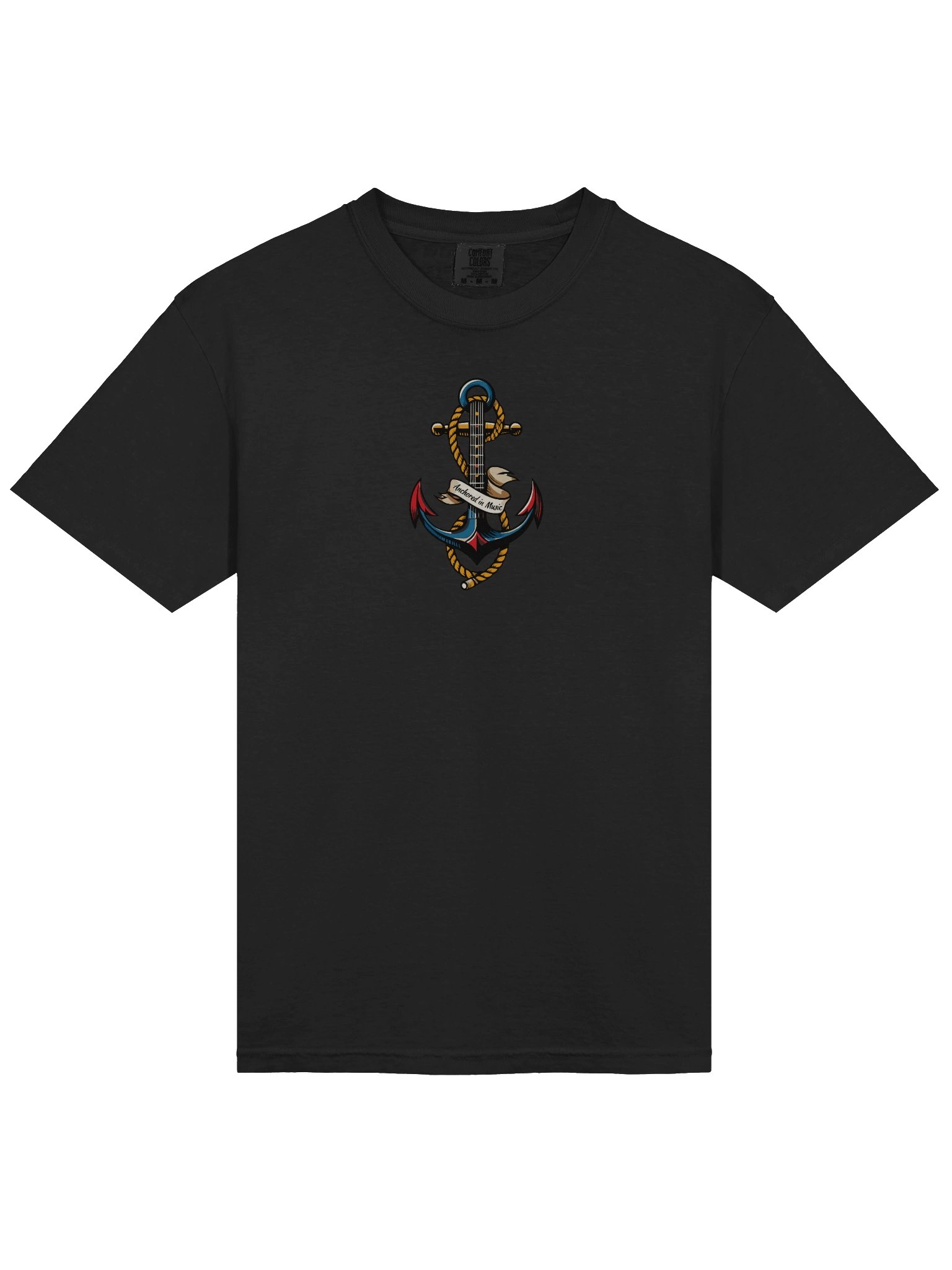 Anchored in Music T-shirt product image (6)